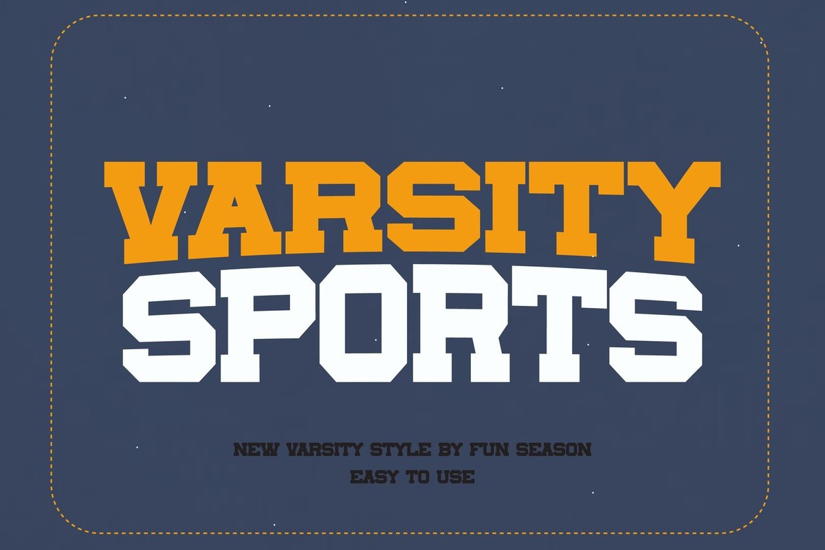 Шрифт Varsity Sports
