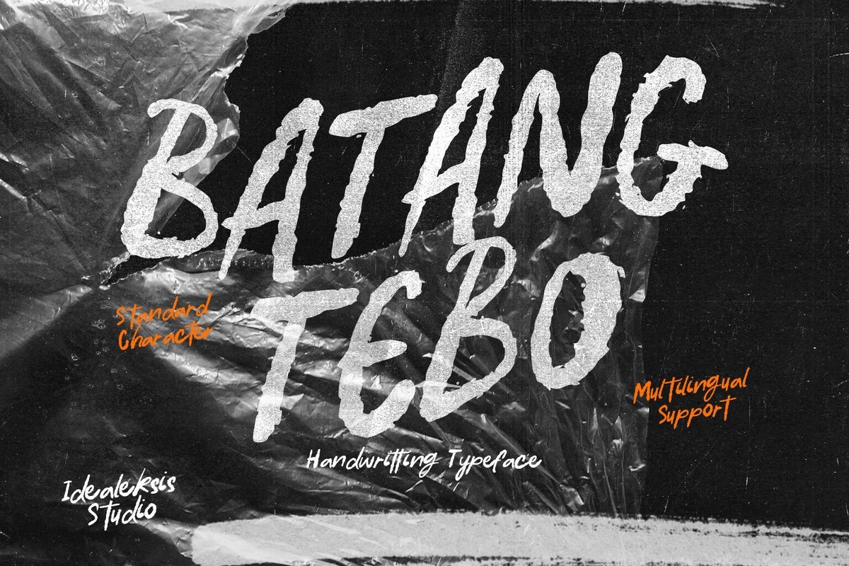Шрифт Batang Tebo