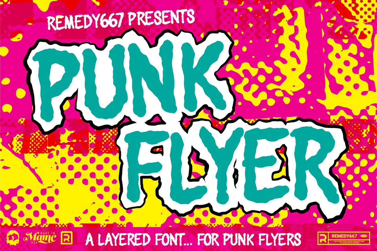Шрифт Punk Flyer