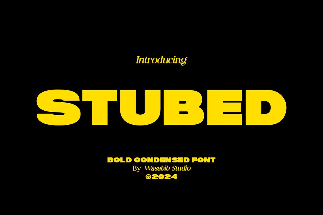 Шрифт WS Stubed