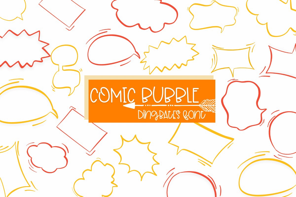 Шрифт Comic Bubble