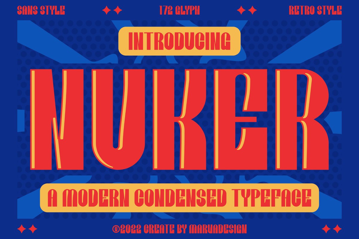 Шрифт Nuker