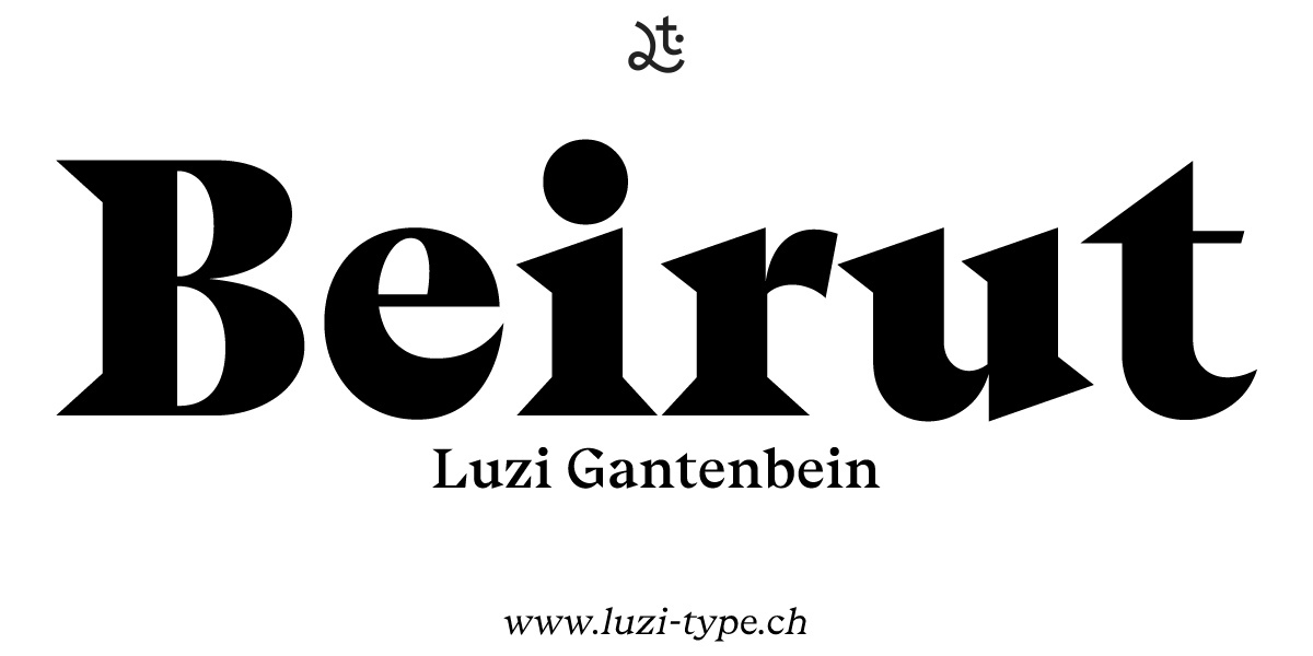 Шрифт Beirut