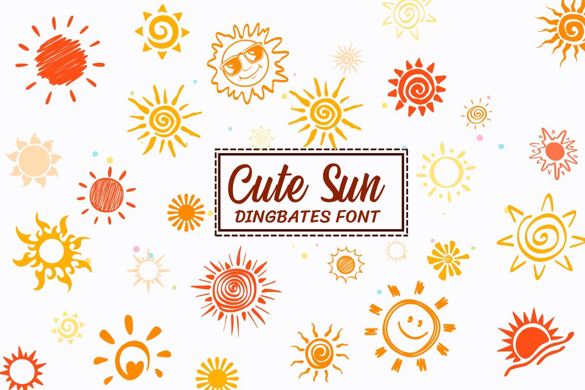 Шрифт Cute Sun