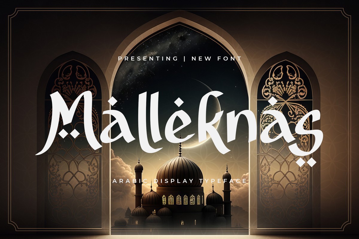 Шрифт Malleknas