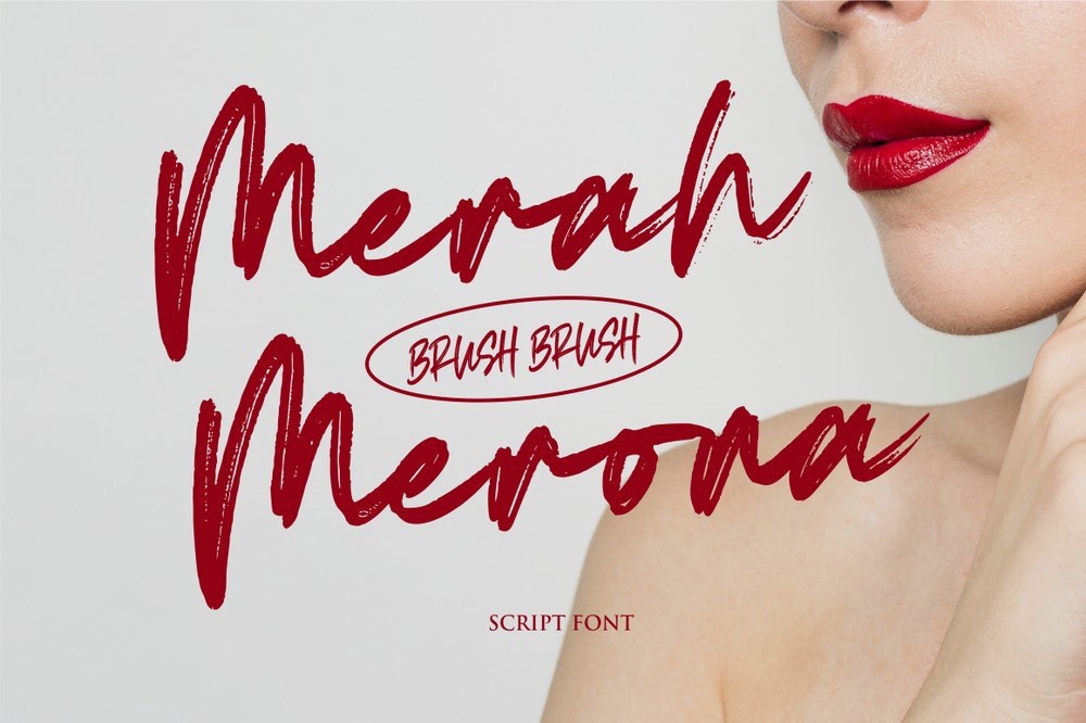 Шрифт Merah Merona