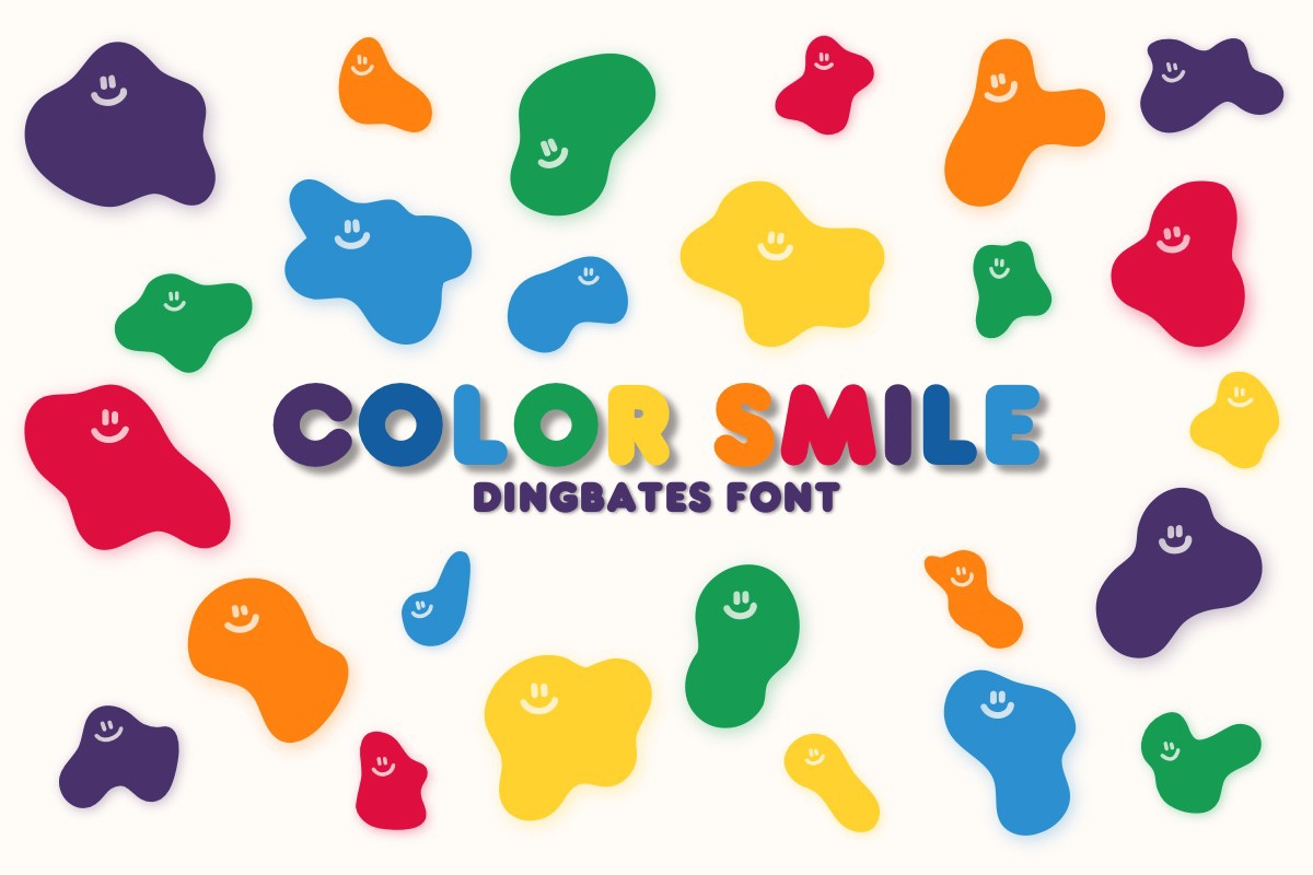 Шрифт Color Smile