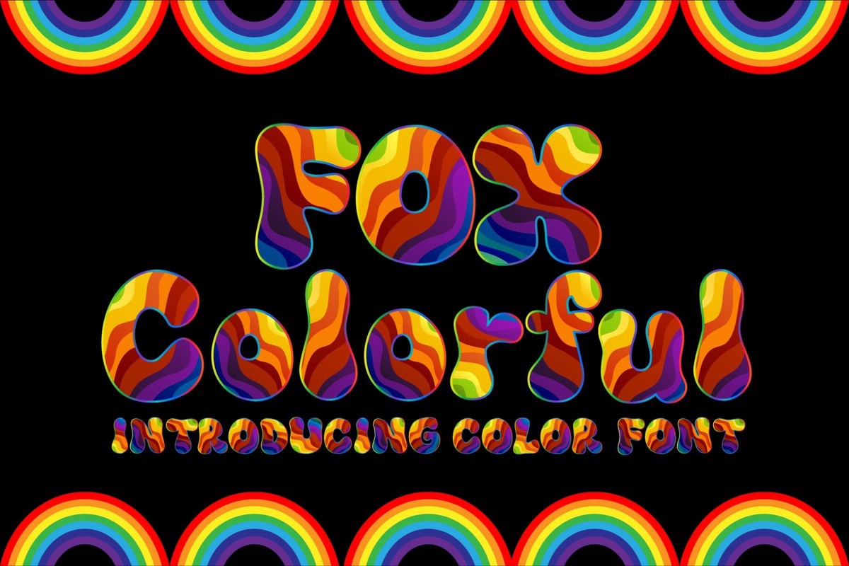 Шрифт Fox Colorful