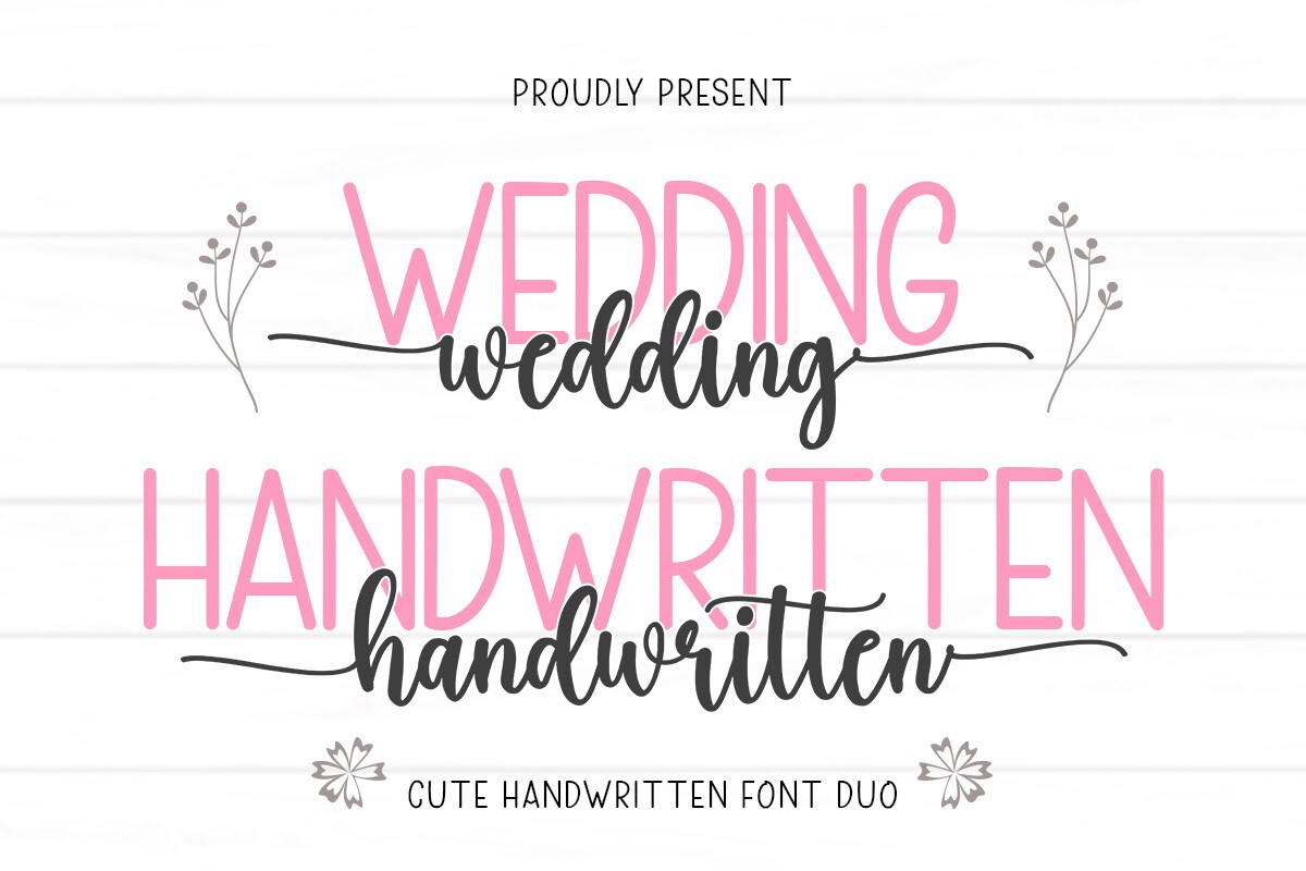 Шрифт Wedding Handwritten