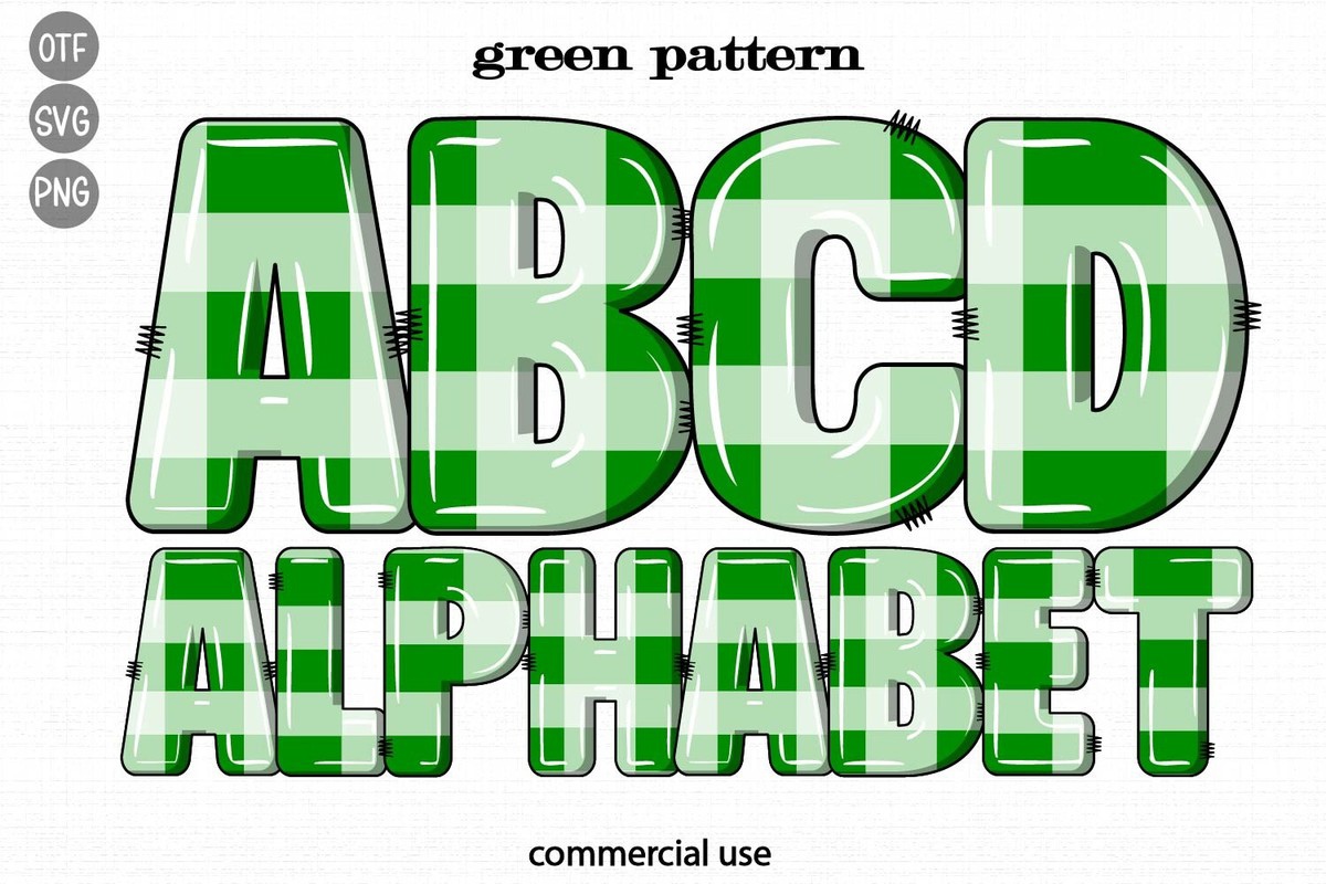 Шрифт Green Pattern