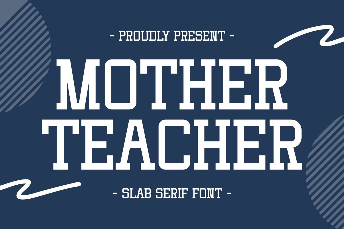 Шрифт Mother Teacher