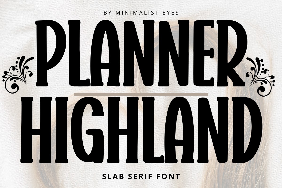 Шрифт Planner Highland