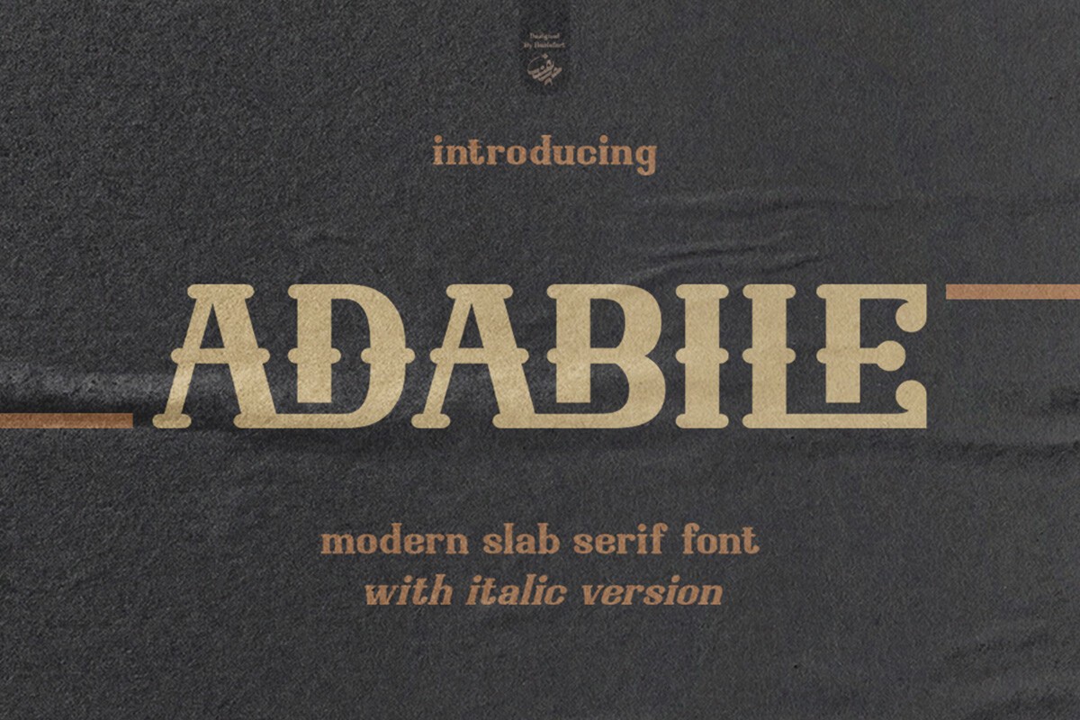 Шрифт Adabile