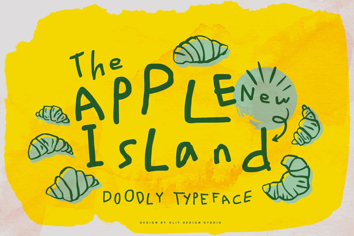 Шрифт Apple New Island