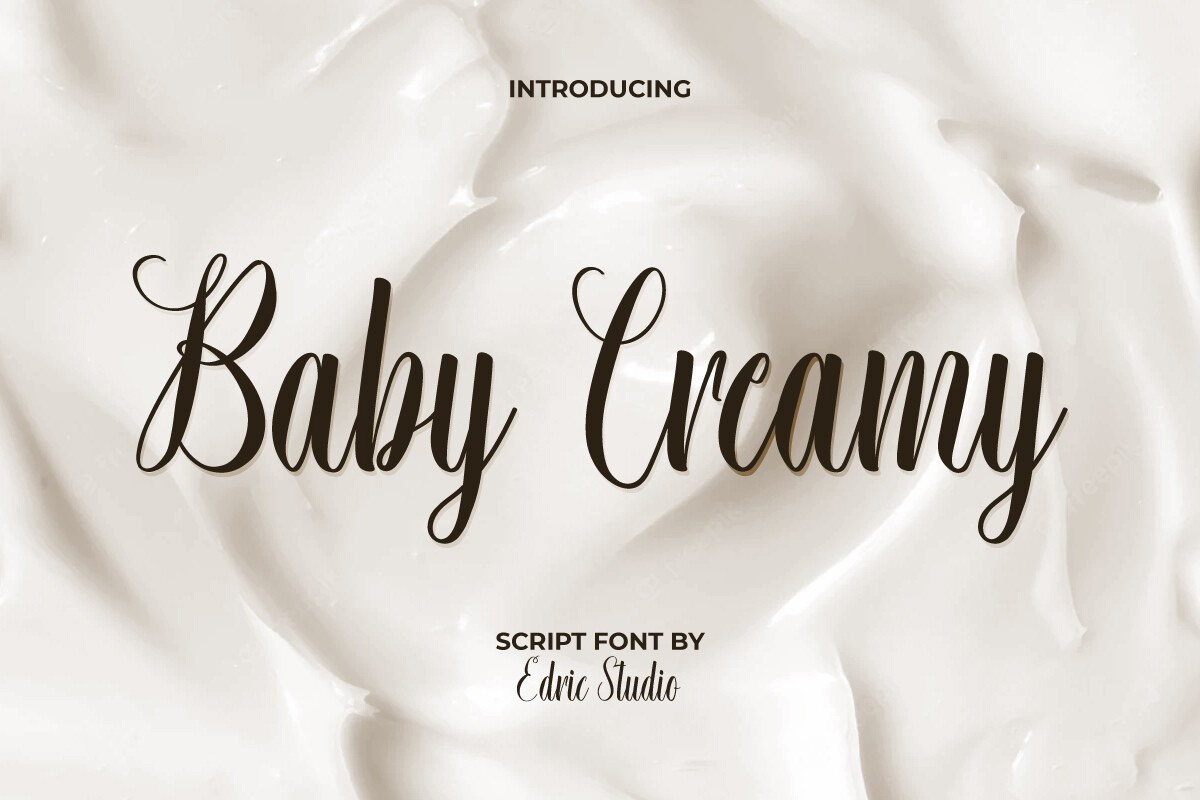 Шрифт Baby Creamy