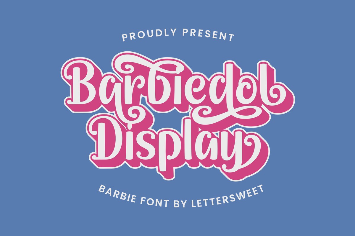 Шрифт Barbiedol Display