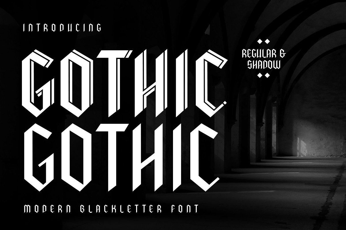 Шрифт Gothic