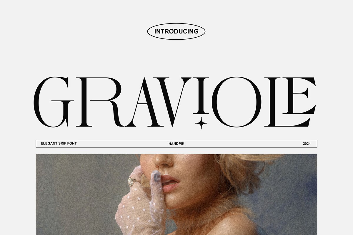 Шрифт Graviole