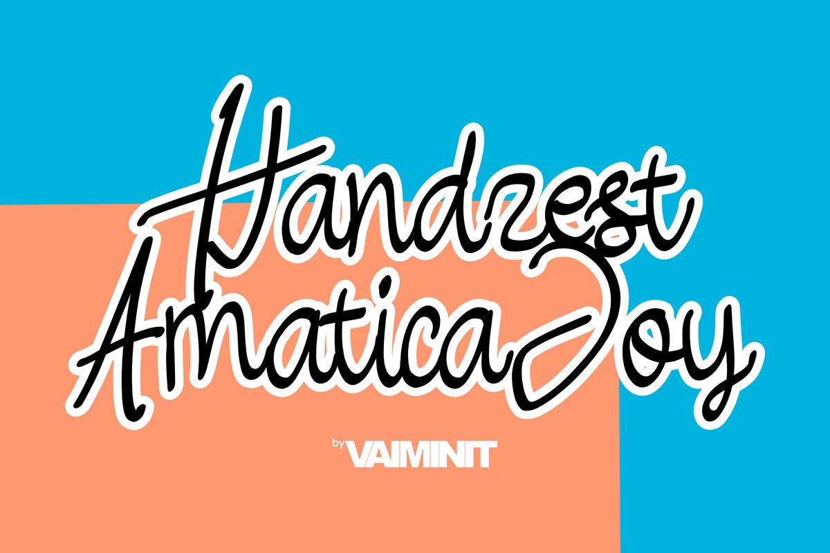 Шрифт Handzest Amatica Joy