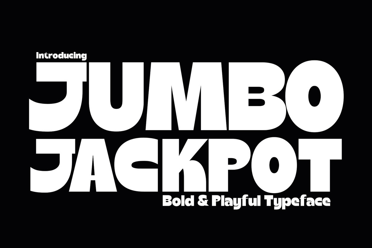 Шрифт Jumbo Jackpot