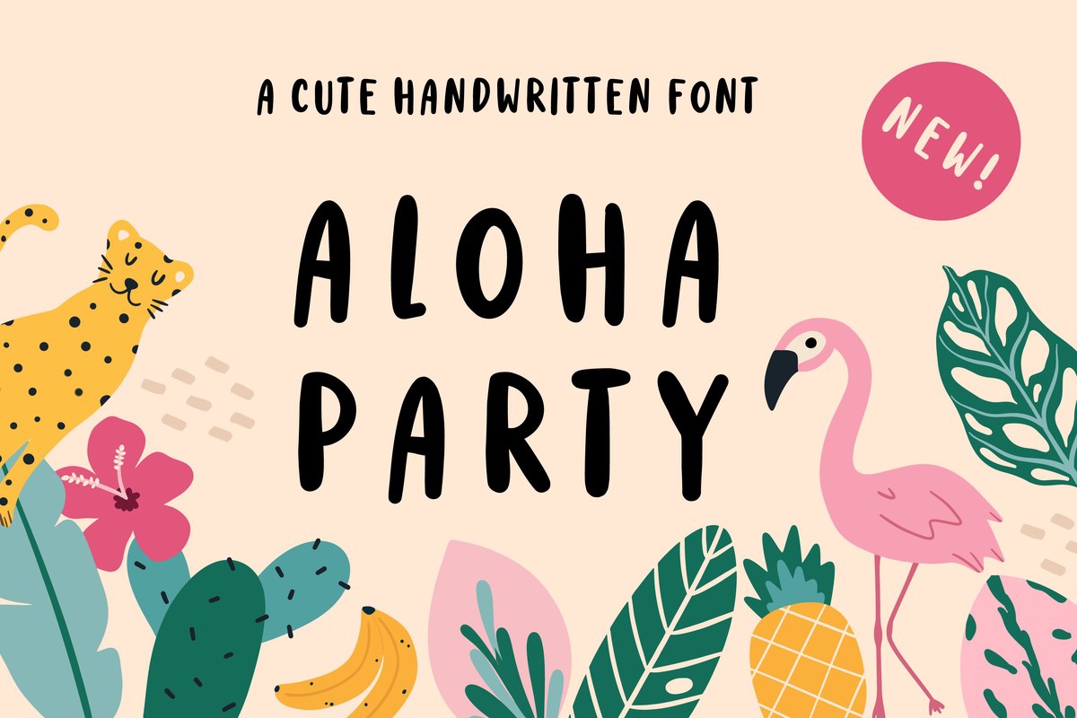 Шрифт Aloha Party