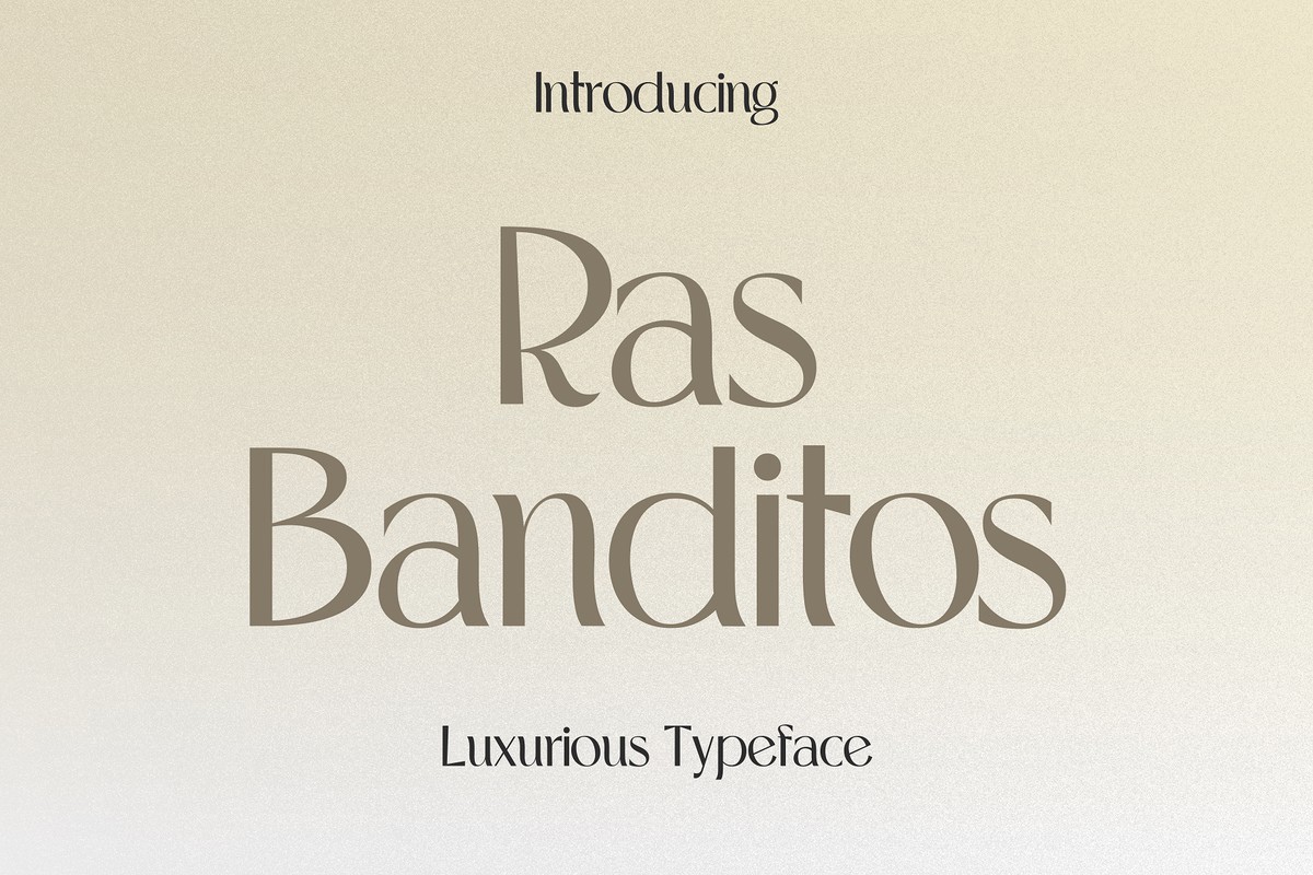 Шрифт Ras Banditos