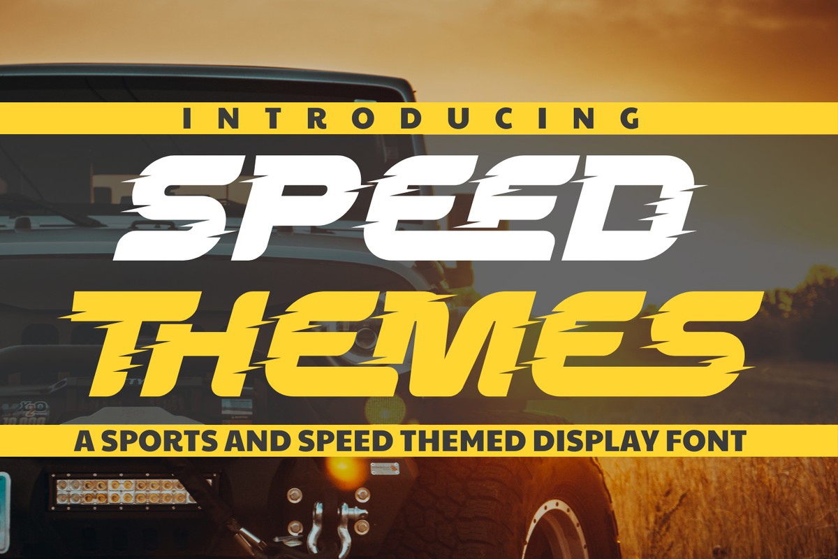 Шрифт Speed Themes