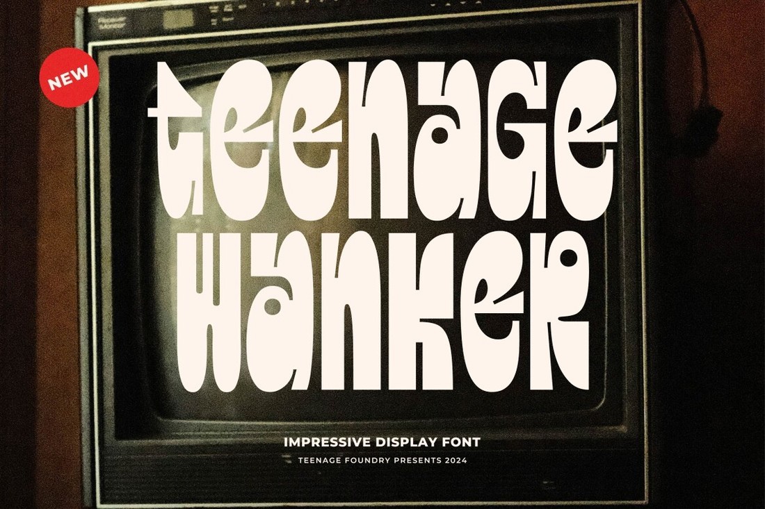 Шрифт Teenage Wanker