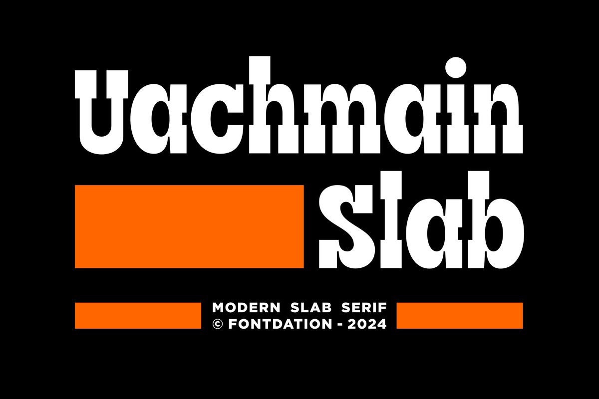 Шрифт Uachmain Slab