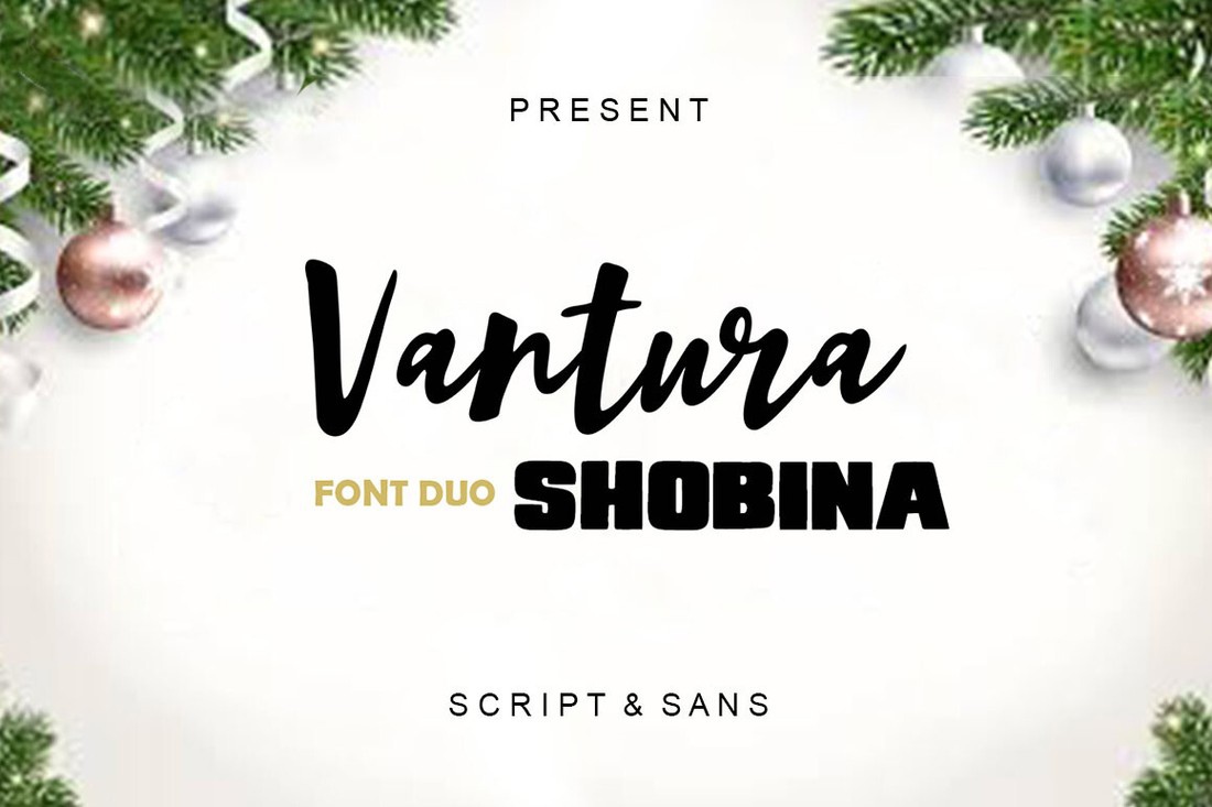 Шрифт Vantura Shobina