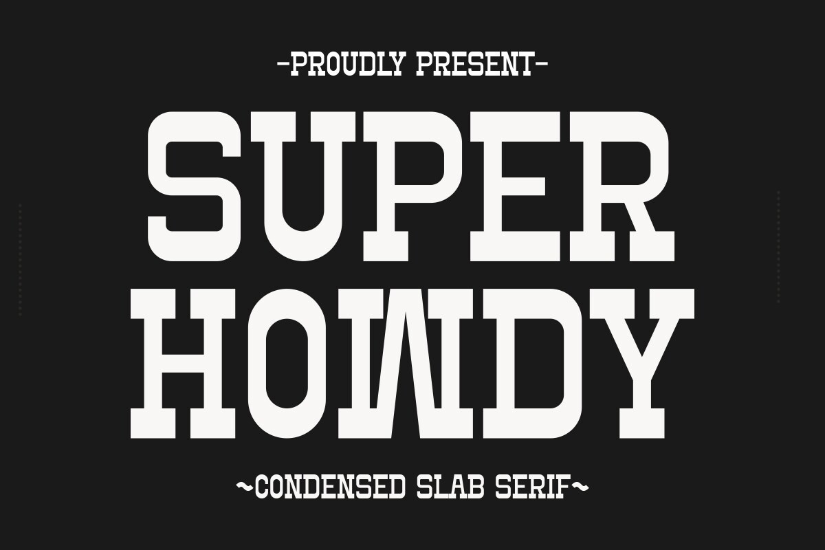 Шрифт Super Howdy