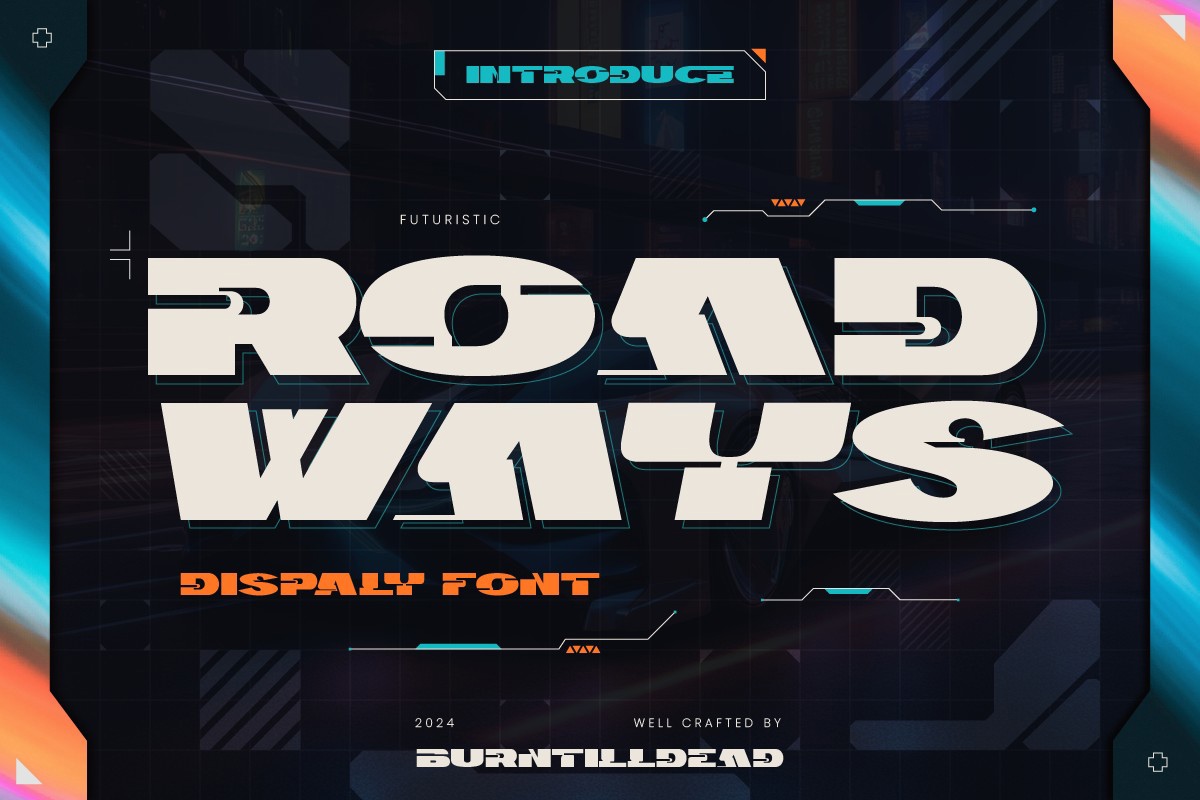 Шрифт Roadways