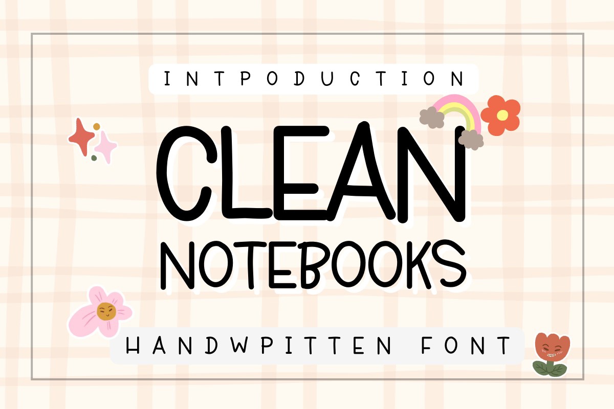 Шрифт Clean Notebooks
