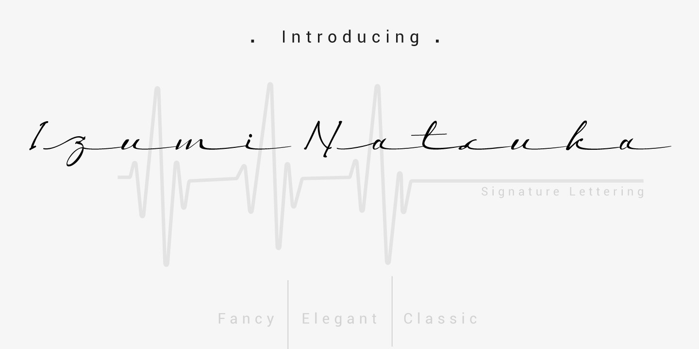 Шрифт Izumi Natsuka