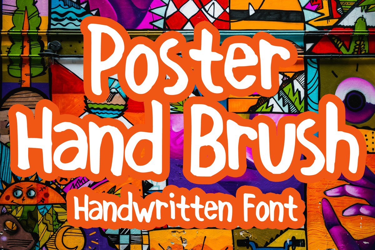 Шрифт Poster Hand Brush