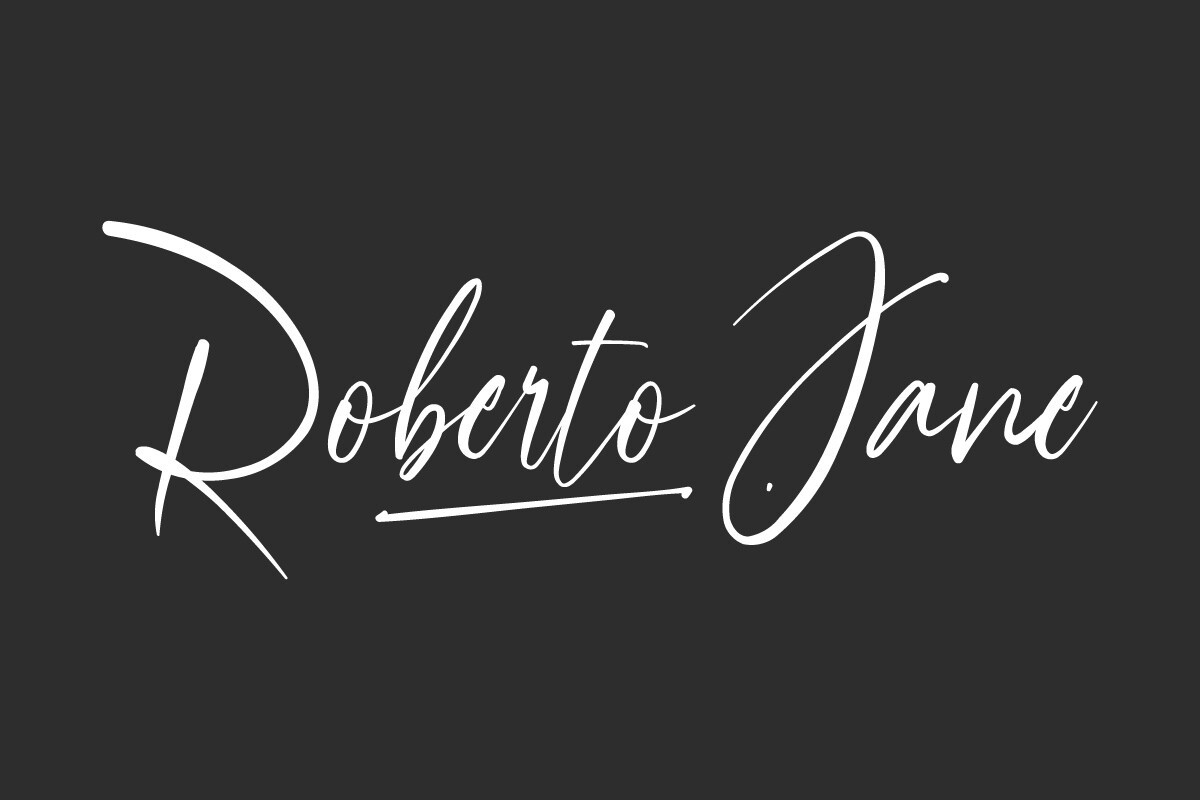 Шрифт Roberto Jane