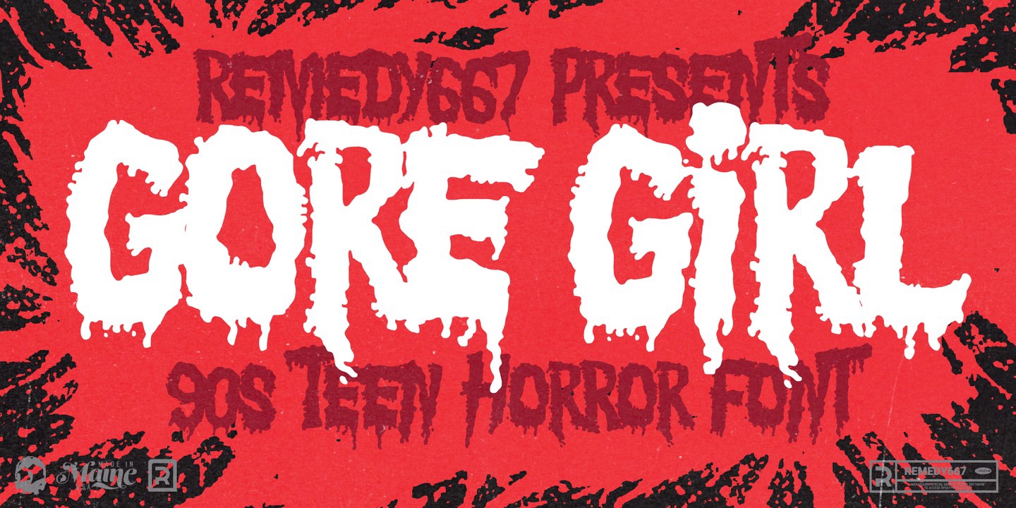 Шрифт Gore Girl