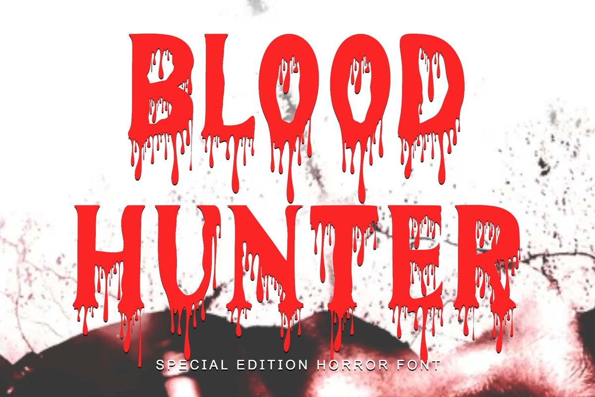 Шрифт Blood Hunter