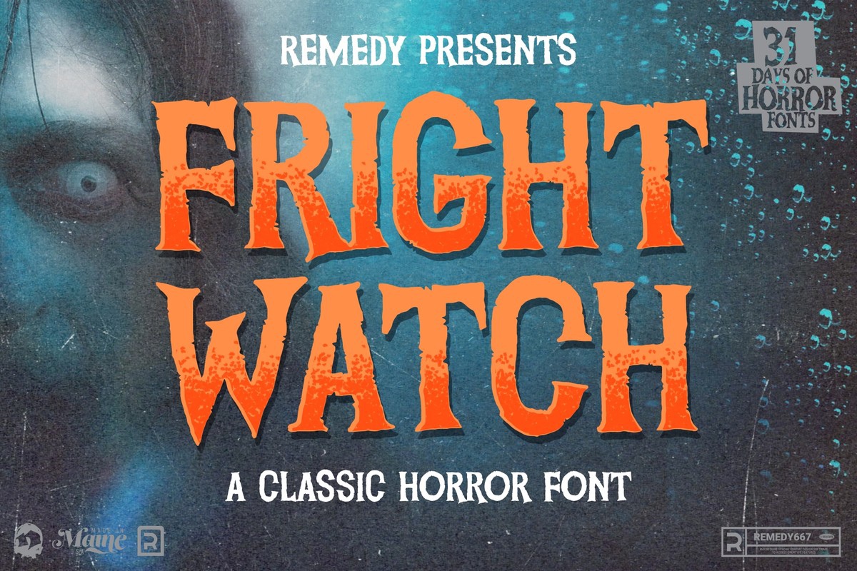 Шрифт Fright Watch