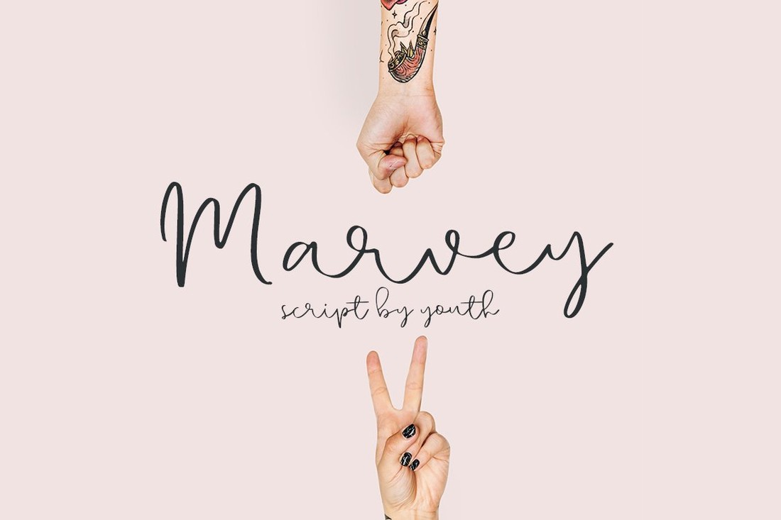 Шрифт Marvey Script
