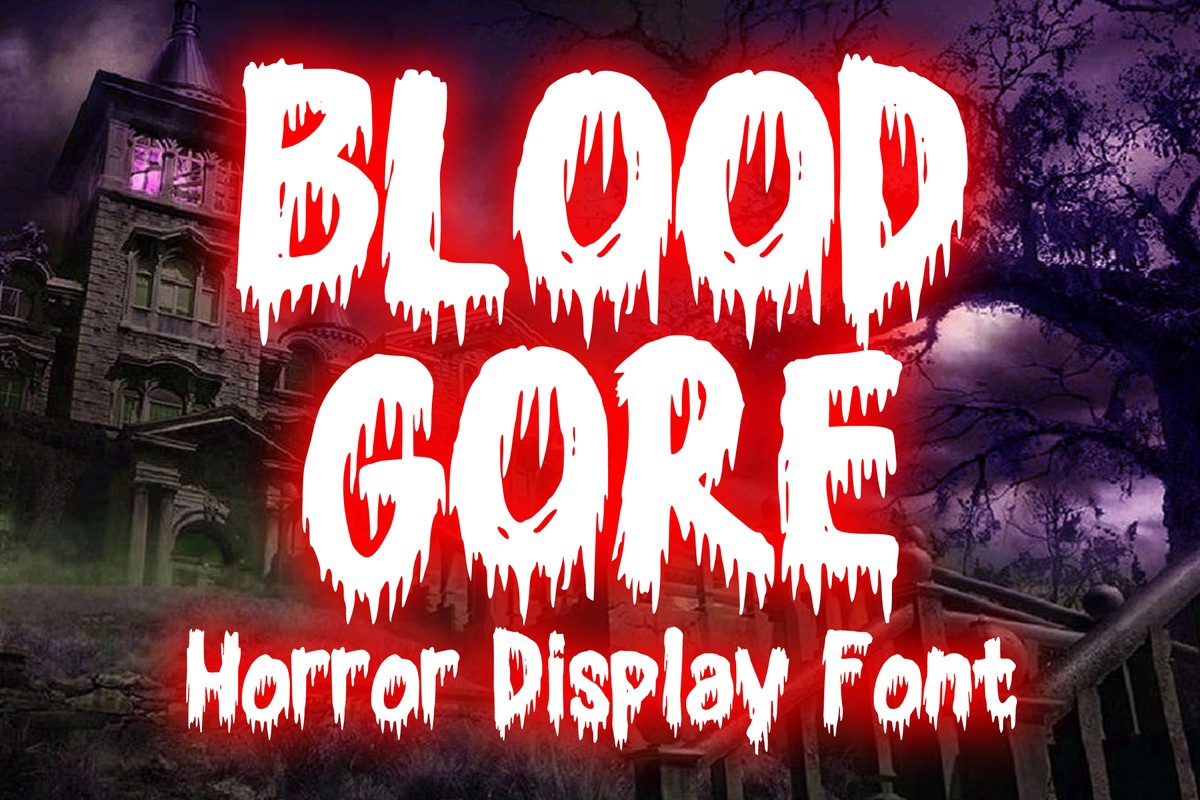 Шрифт Blood Gore