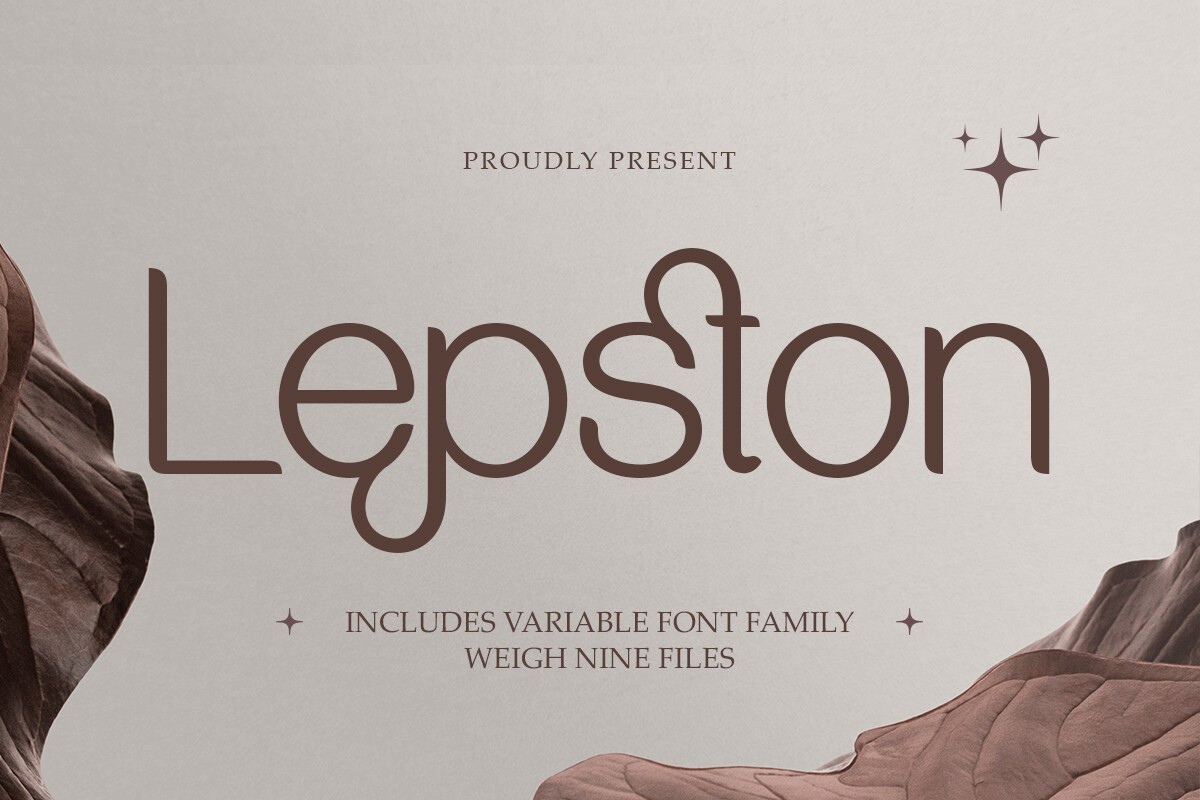 Шрифт Lepston