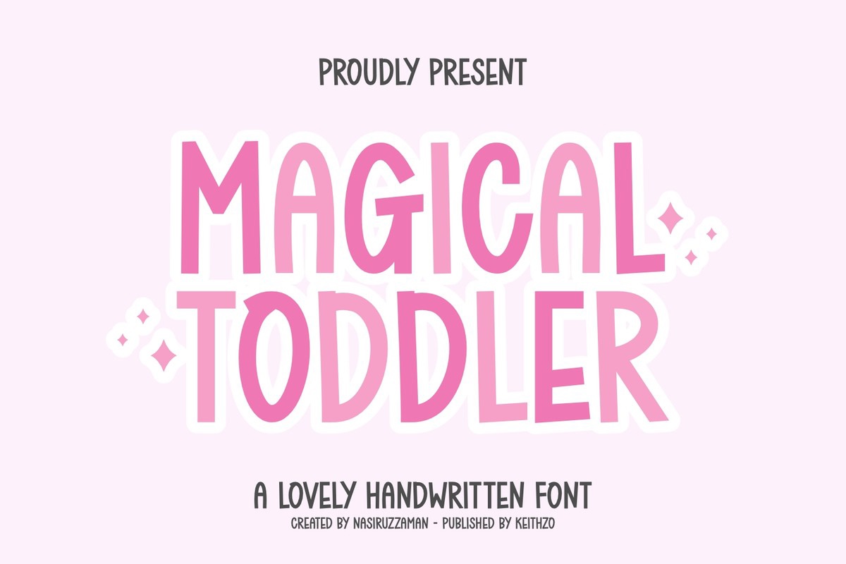 Шрифт Magical Toddler