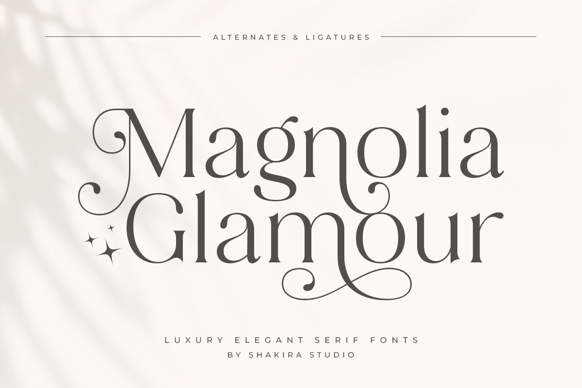 Шрифт Magnolia Glamour