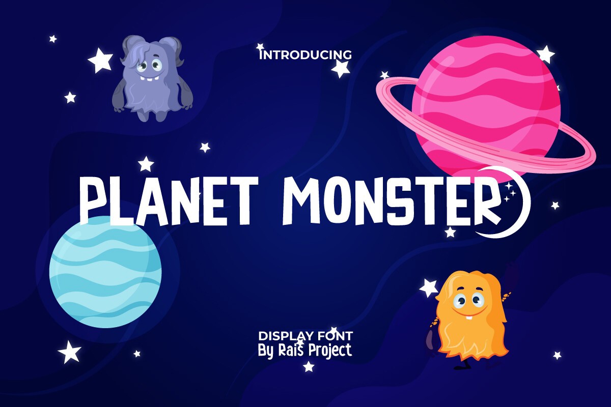 Шрифт Planet Monster