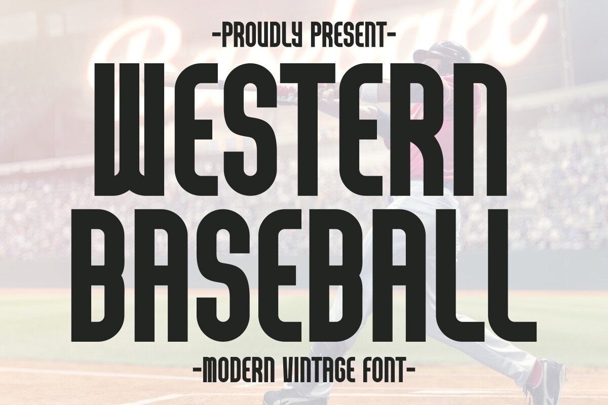 Шрифт Western Baseball