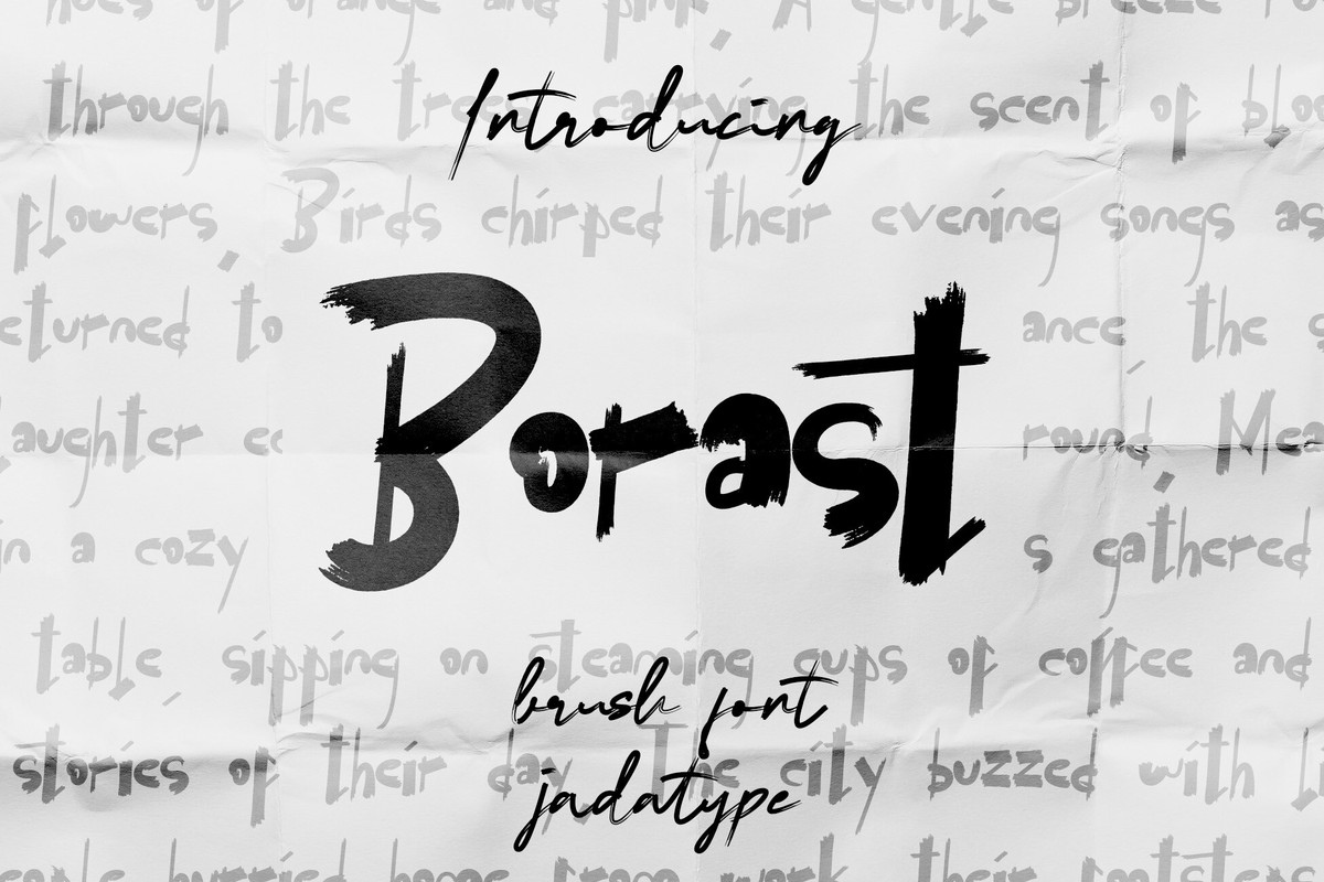 Шрифт Borast