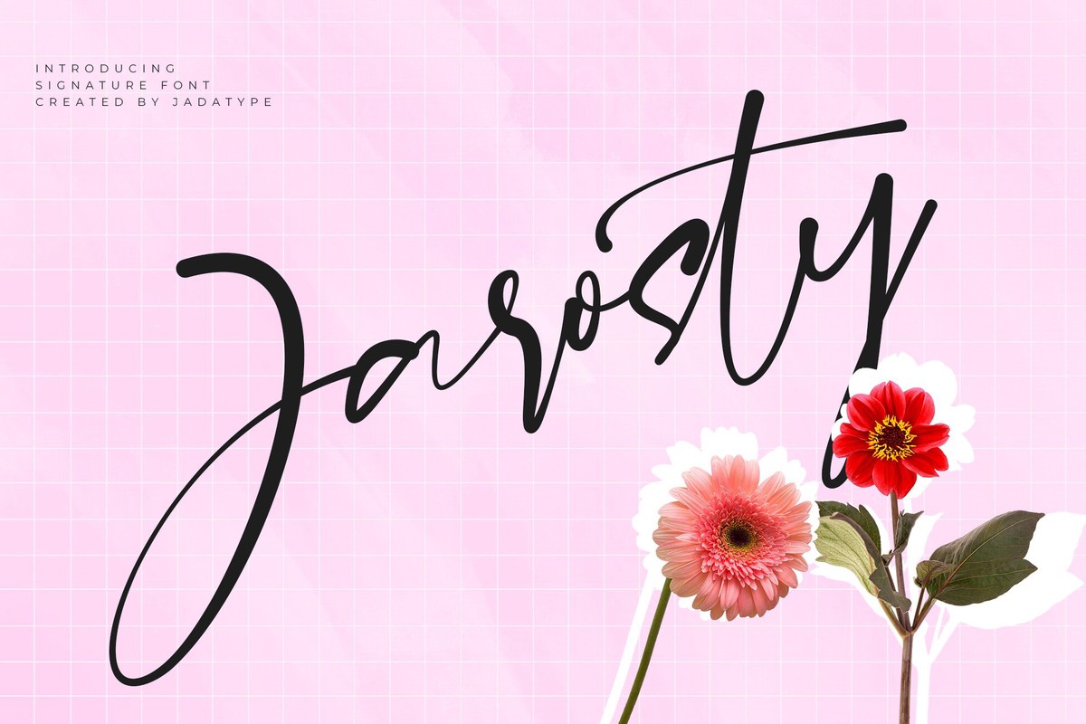 Шрифт Jarosty