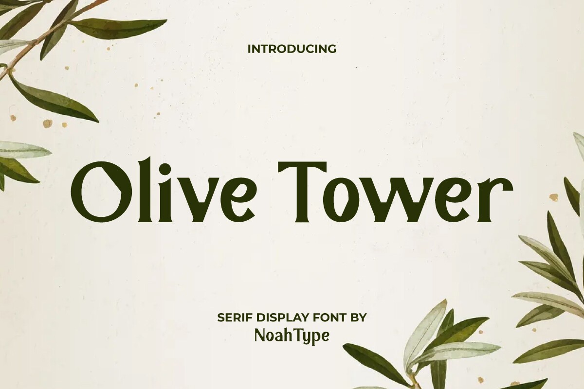 Шрифт Olive Tower