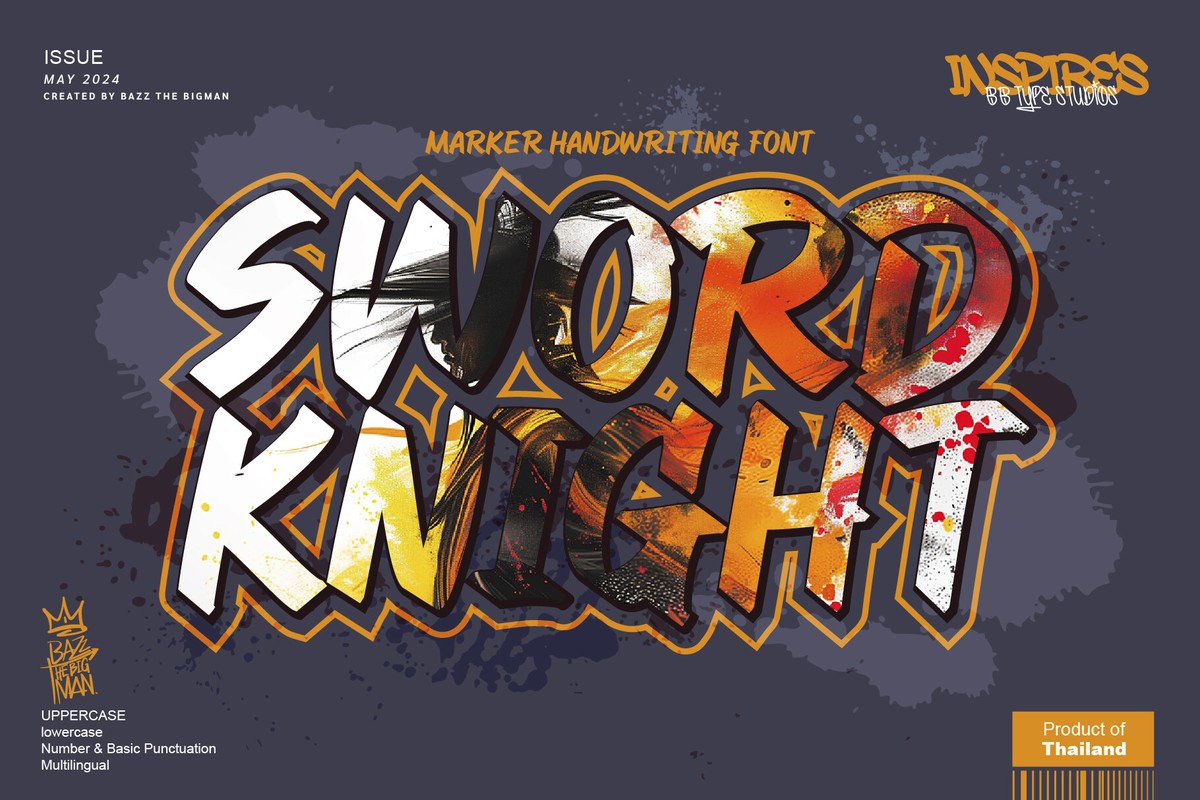 Шрифт Sword Knight